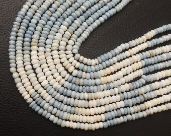 Multiopalpärlor: Facetterad Rondelle ädelstensträng (4-5 MM)
