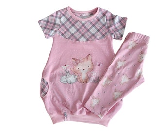 Girls set 2 pieces "kitten pink" size 104