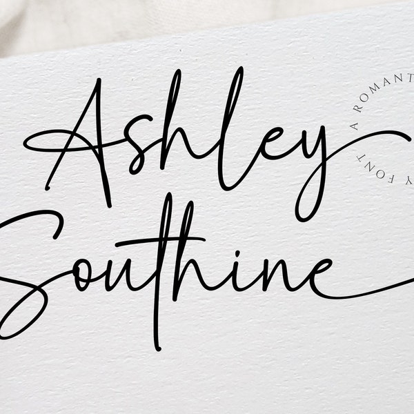 Modern Script, Calligraphy Font, Handwritten Font, Wedding Font, Feminine Font, Cute Font, Digital Font, Canva Font, Cricut Font