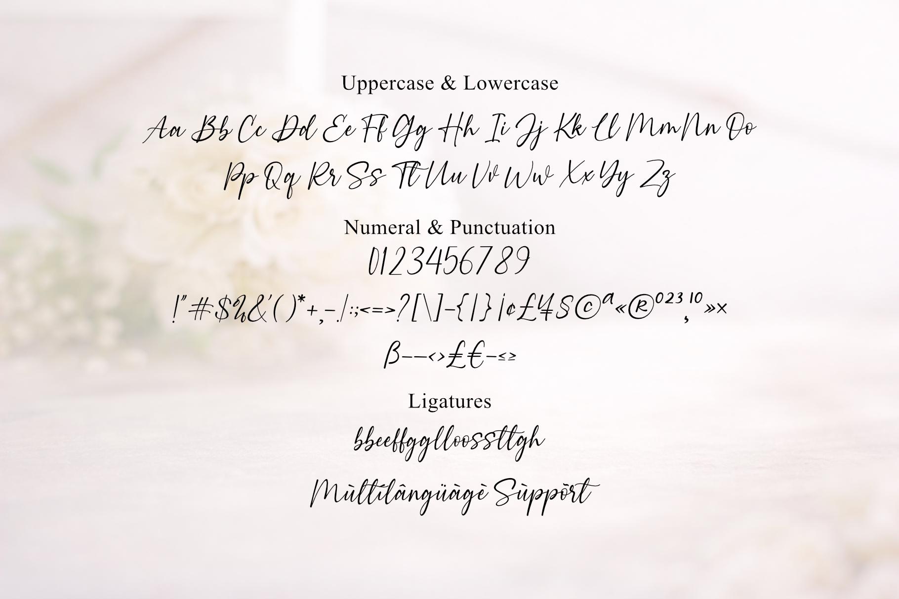 Bela Love – Romantic Script Font With Heart Swashes, Wedding ...