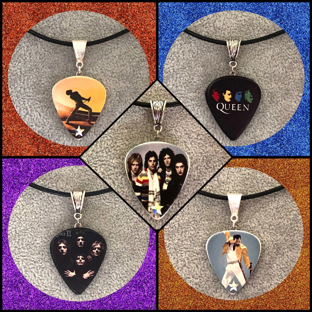 Collier Eddie Munson Stranger Things - Pendentif Médiator Guitare Résine | Cosplay Et Cadeau Fan