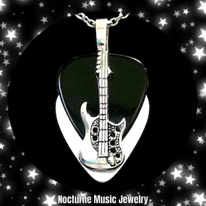 Large Electric Guitar Pendant