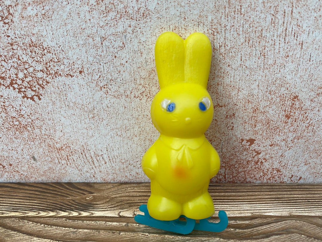 Soviet Plastic Toy Hare - Rabbit - Etsy