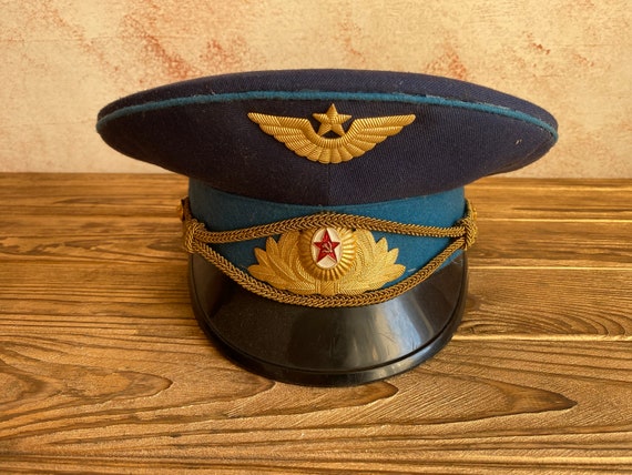 Soviet Air Forces Pilot Hat Aviation 