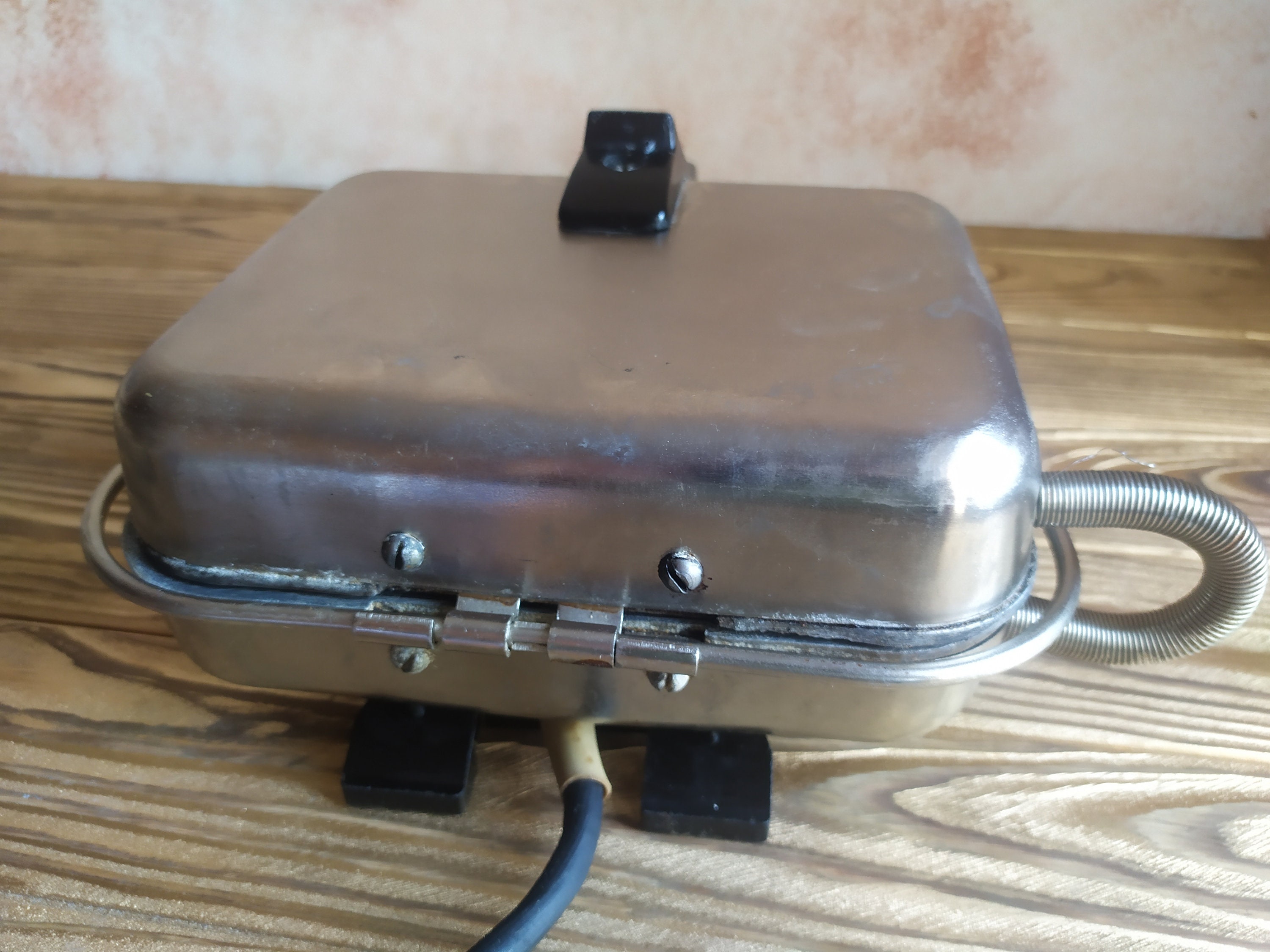 Soviet Electric Waffle Maker Vintage Waffle Iron Home Etsy