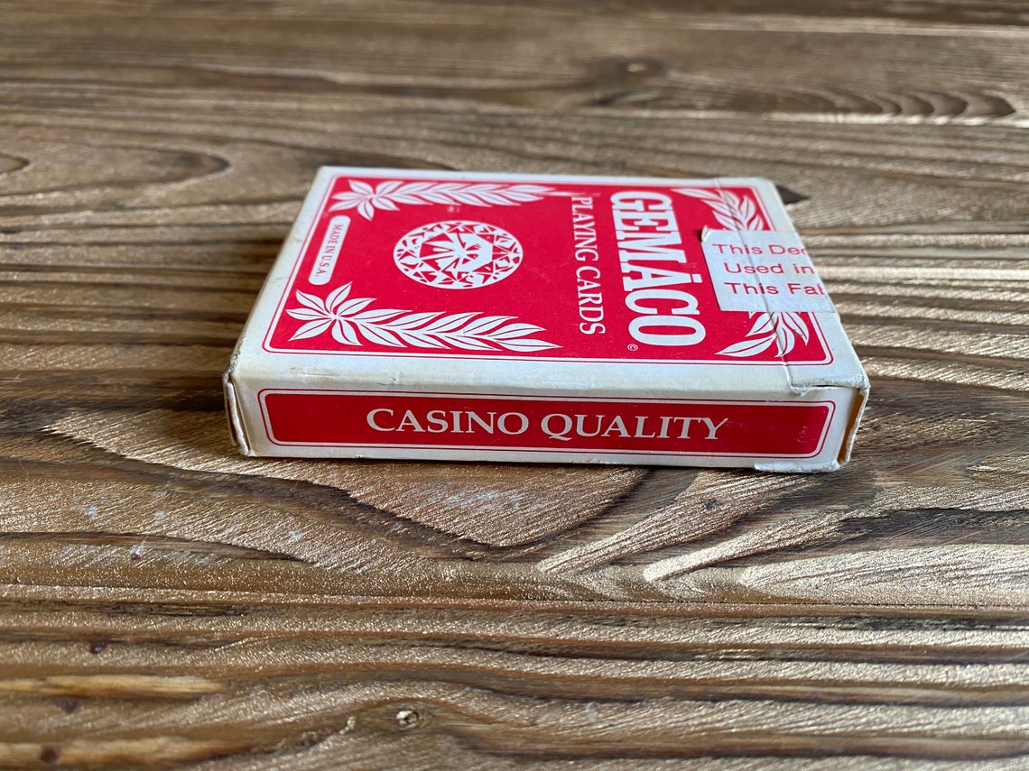 GEMACO Playing Cards Poker cards Made in USA | Etsy