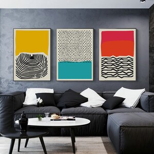Abstract Wall Art Etsy