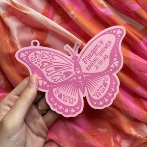 Me das mariposas, Baby Shower, Etiqueta de regalo, Recuerdo de baby shower, Tarjeta de lugar, Despedida de soltera, Damas de honor, Etiqueta, Propuesta de despedida de soltera, Mariposa