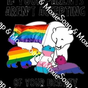 Polar Bear Pride digital file!  Cleaned up and ready for your project!