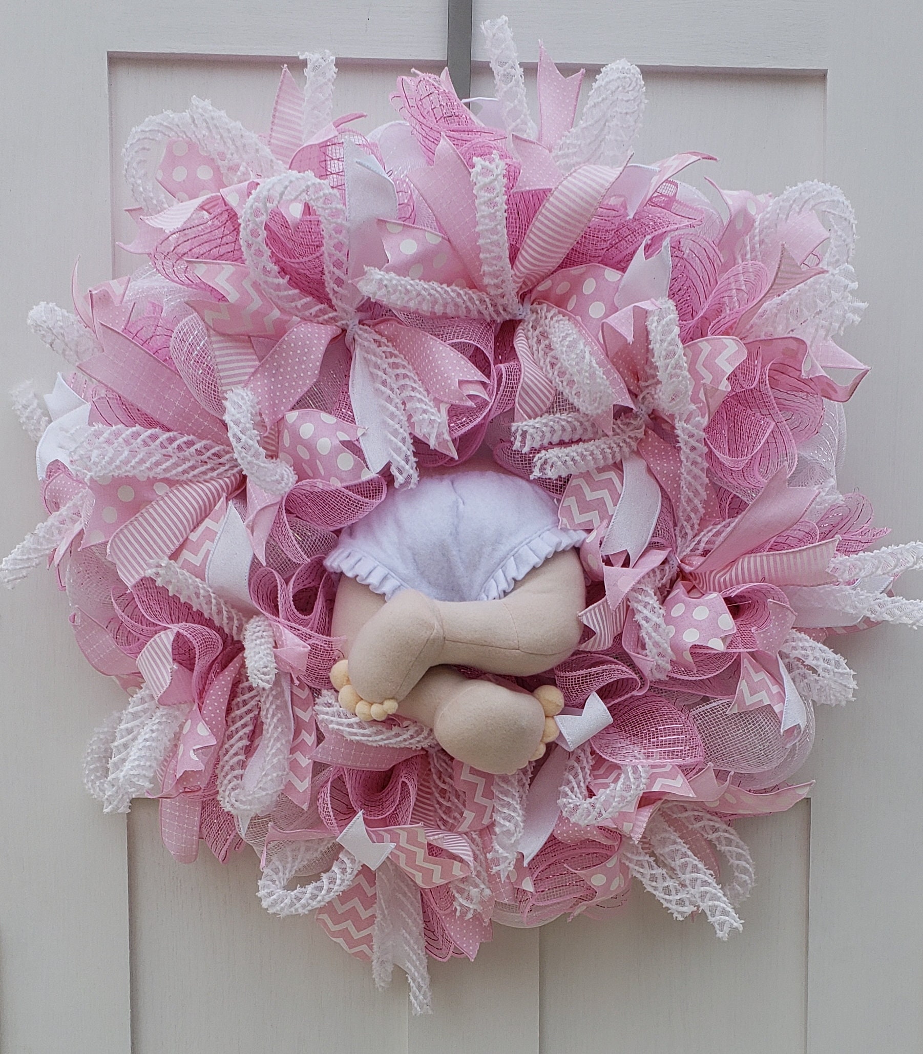 Door Hanger Wreath Tan Hey Y'all w/ room for mini main image 1