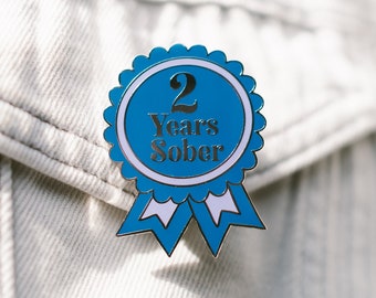 2 Years Sober Pin by Sober Girl Society