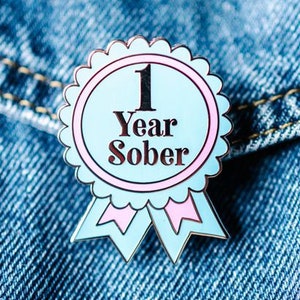 1 Year Sober by Sober Girl Society Pin image 1