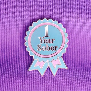 1 Year Sober by Sober Girl Society Pin image 2