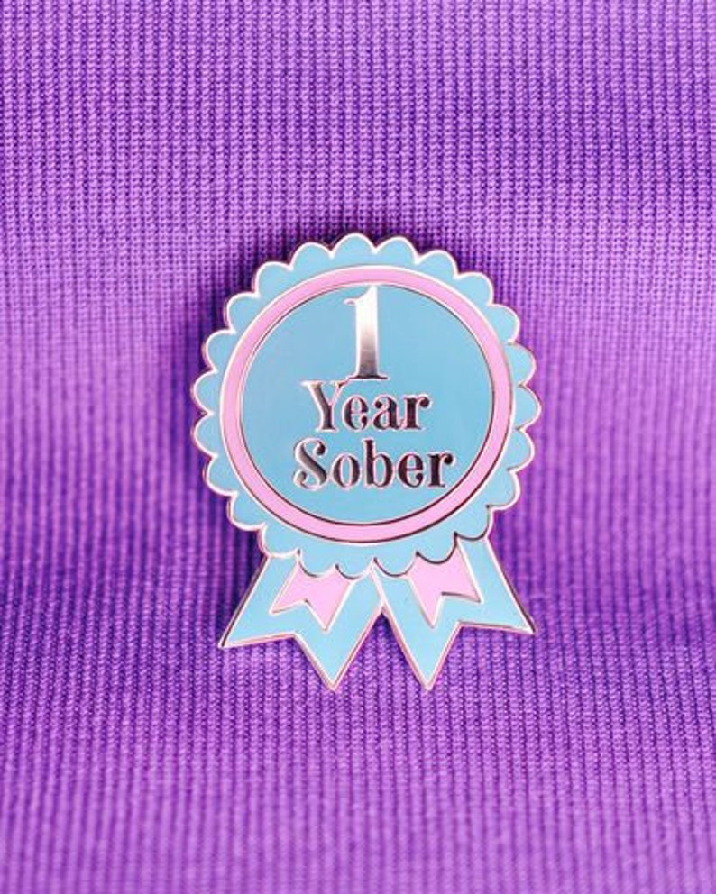 1 Year Sober by Sober Girl Society Pin image 2