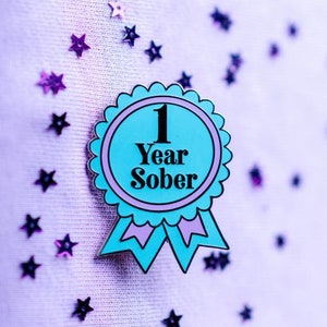 1 Year Sober by Sober Girl Society Pin image 3