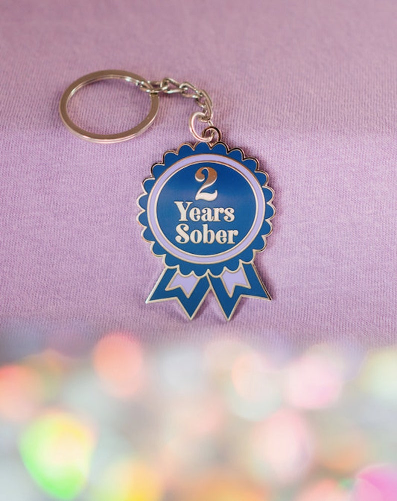 2 Year Sober Keyring by Sober Girl Society image 6