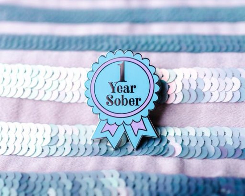 1 Year Sober by Sober Girl Society Pin image 4