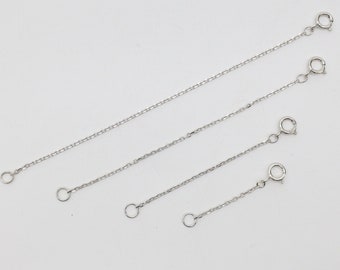 925 Silver Extension chain for necklaces for bracelets