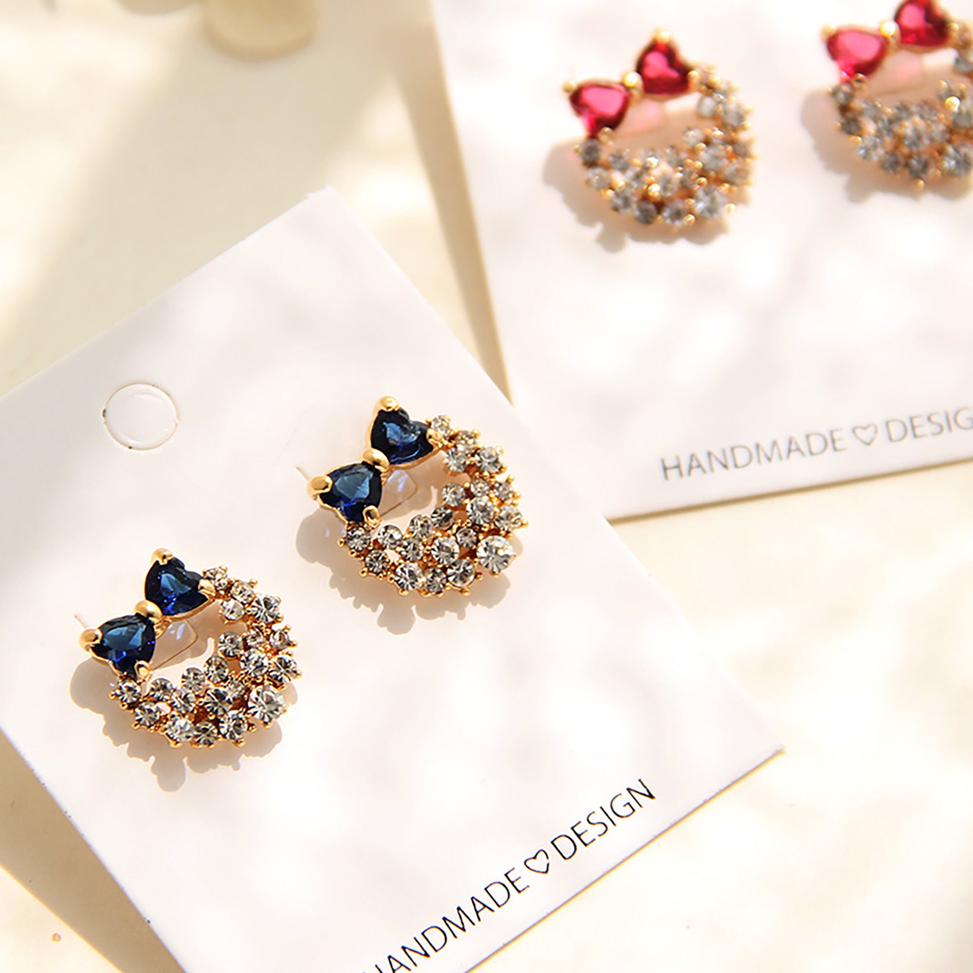 Original Design Korean Style Cute earrings ear clip For Girl Etsy