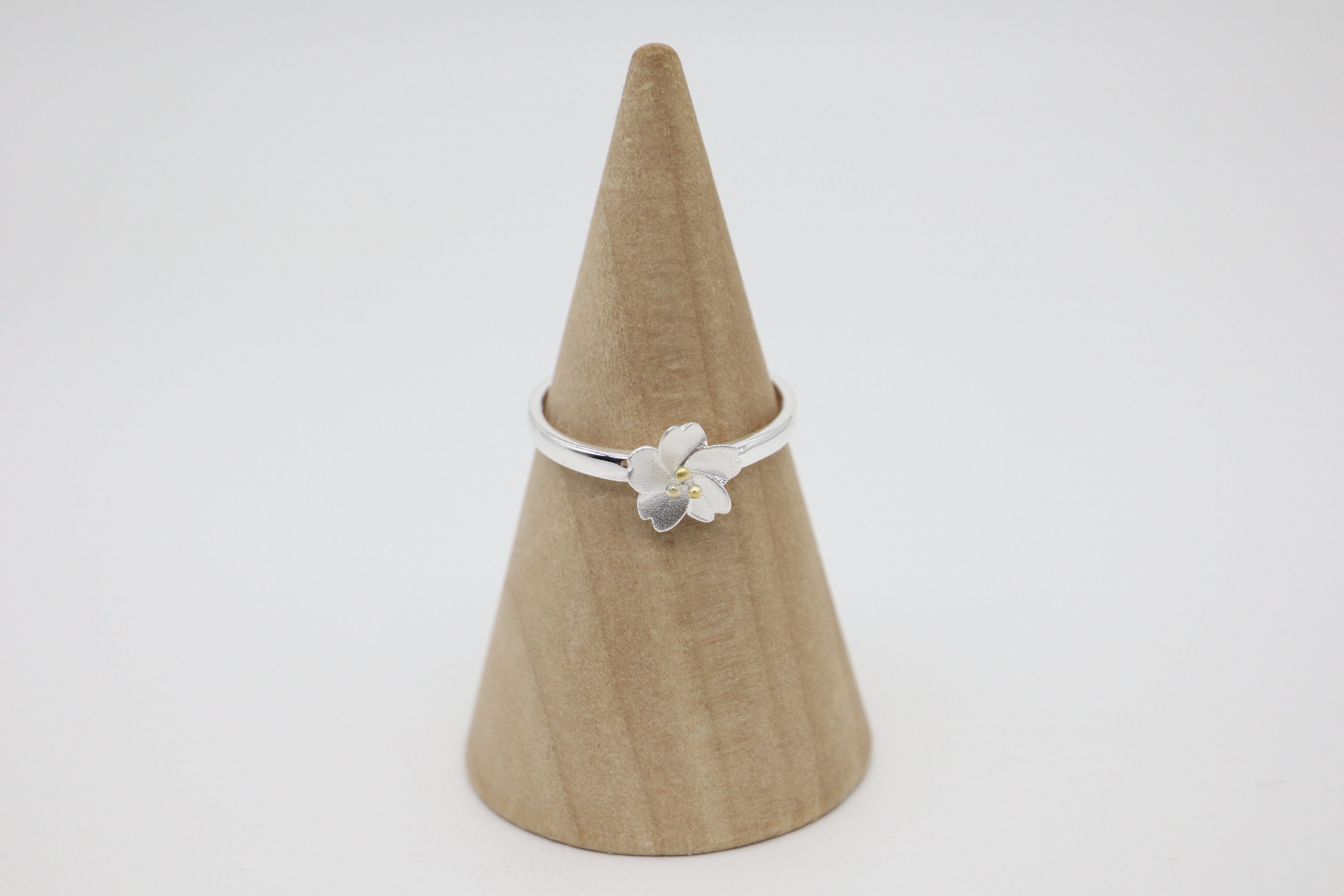 Flower Korean Style Minimalist Mini Cute Single Rings Elegant - Etsy