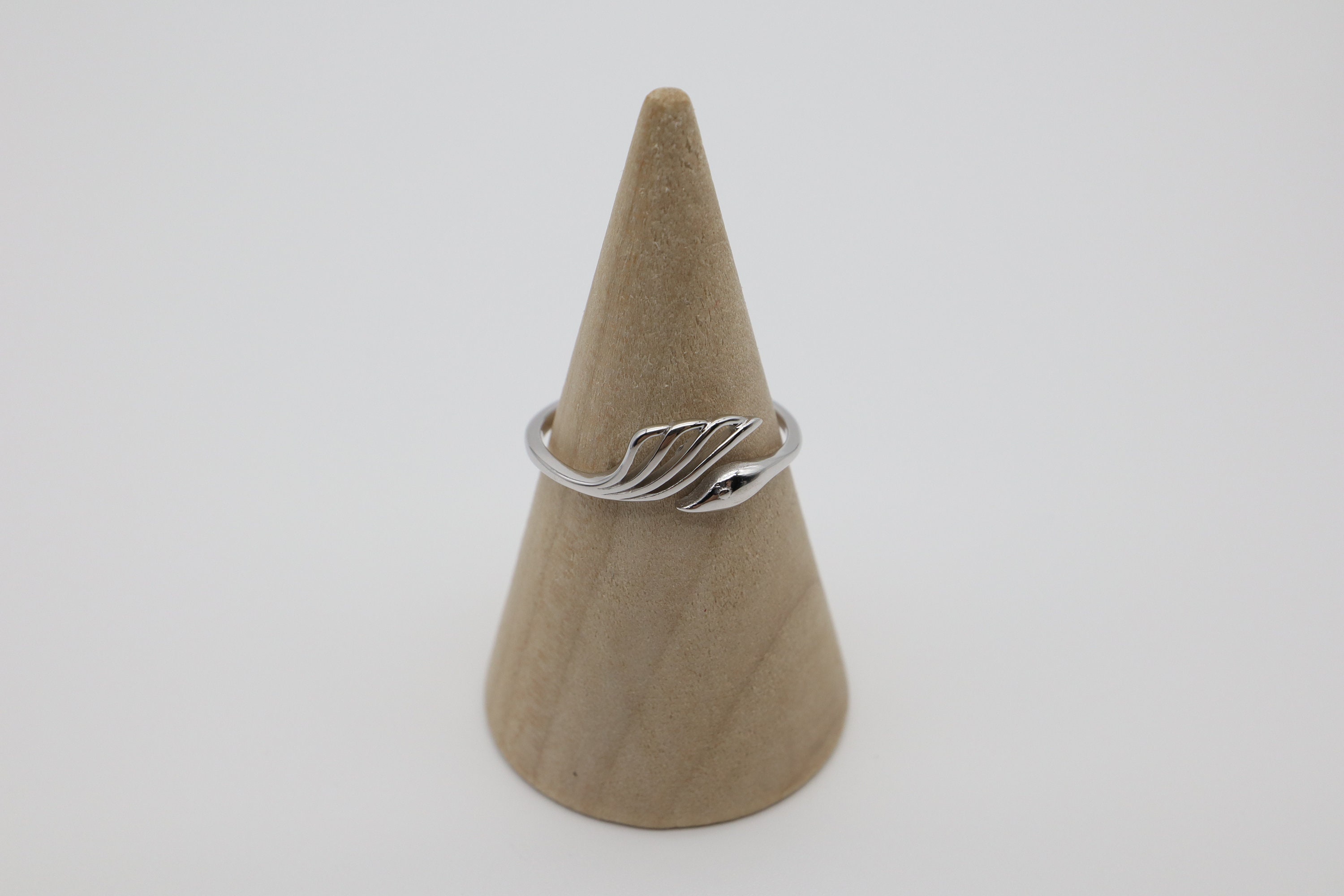 Hollow Swan Korean Style Cute Single Rings Elegant 925 Silver | Etsy