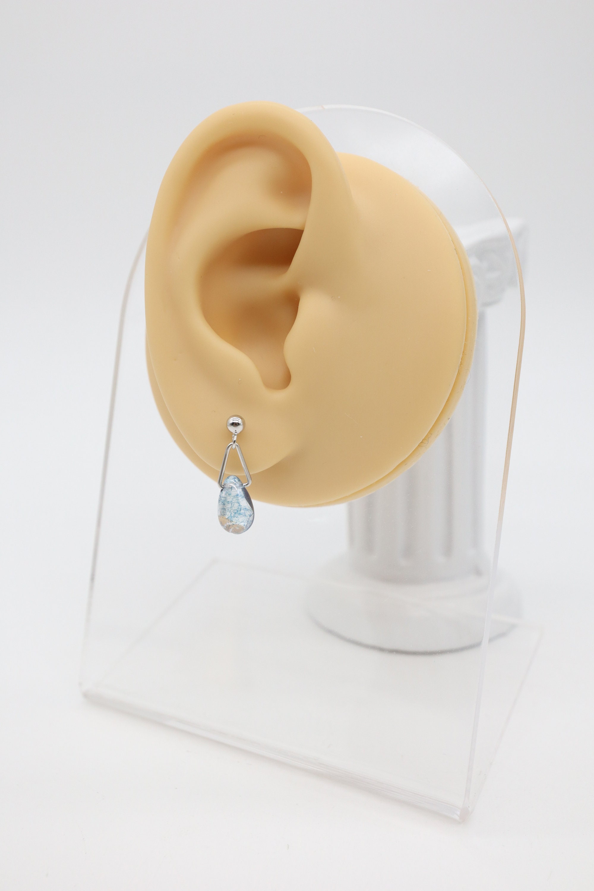 Water Drop Simple Korean Style Elegant Stud Earrings for Girl | Etsy Water Drop Simple Korean Style Elegant Stud Earrings for Girl | Etsy