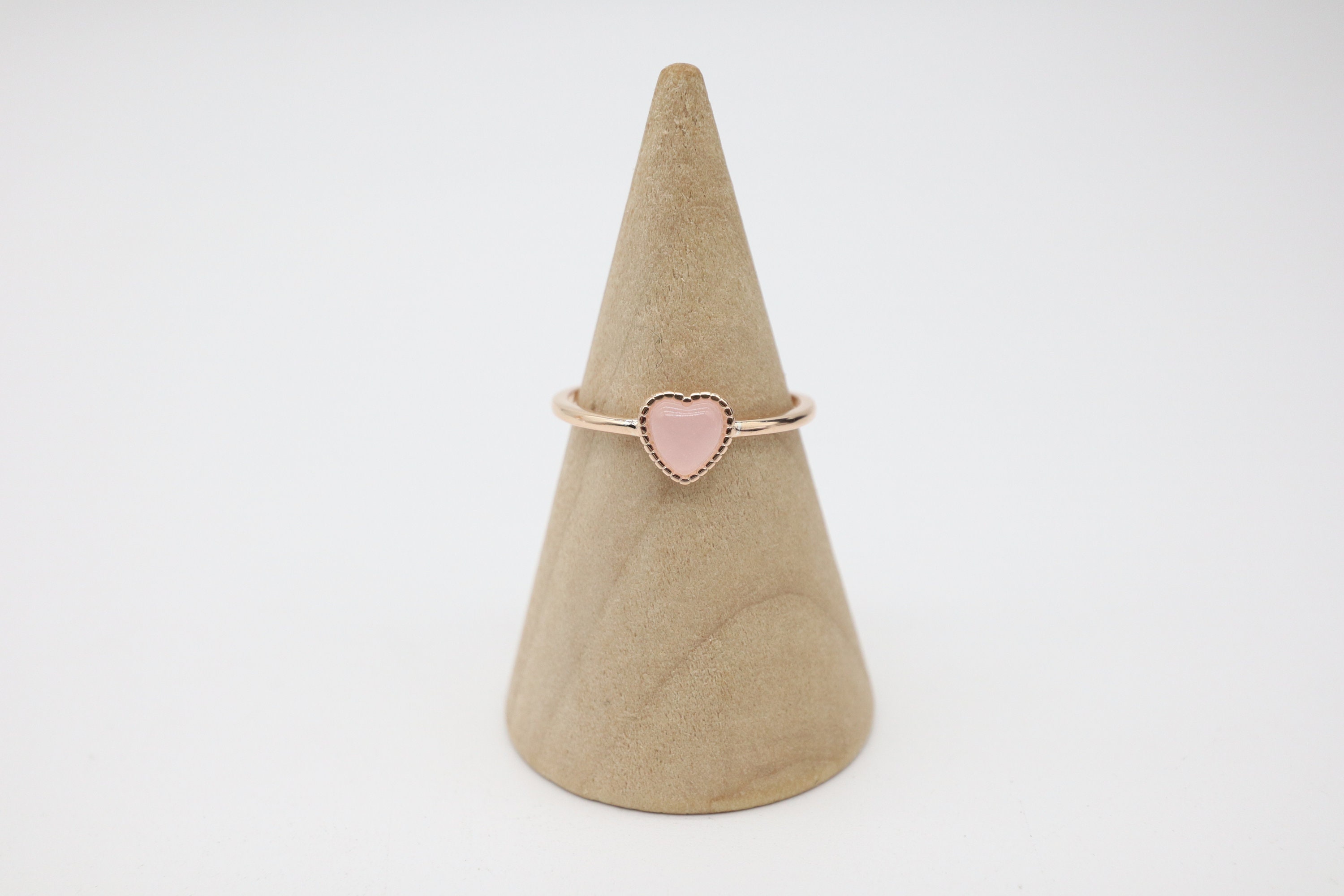 Opal Heart Korean Style Minimalist Cute Single Rings Elegant | Etsy