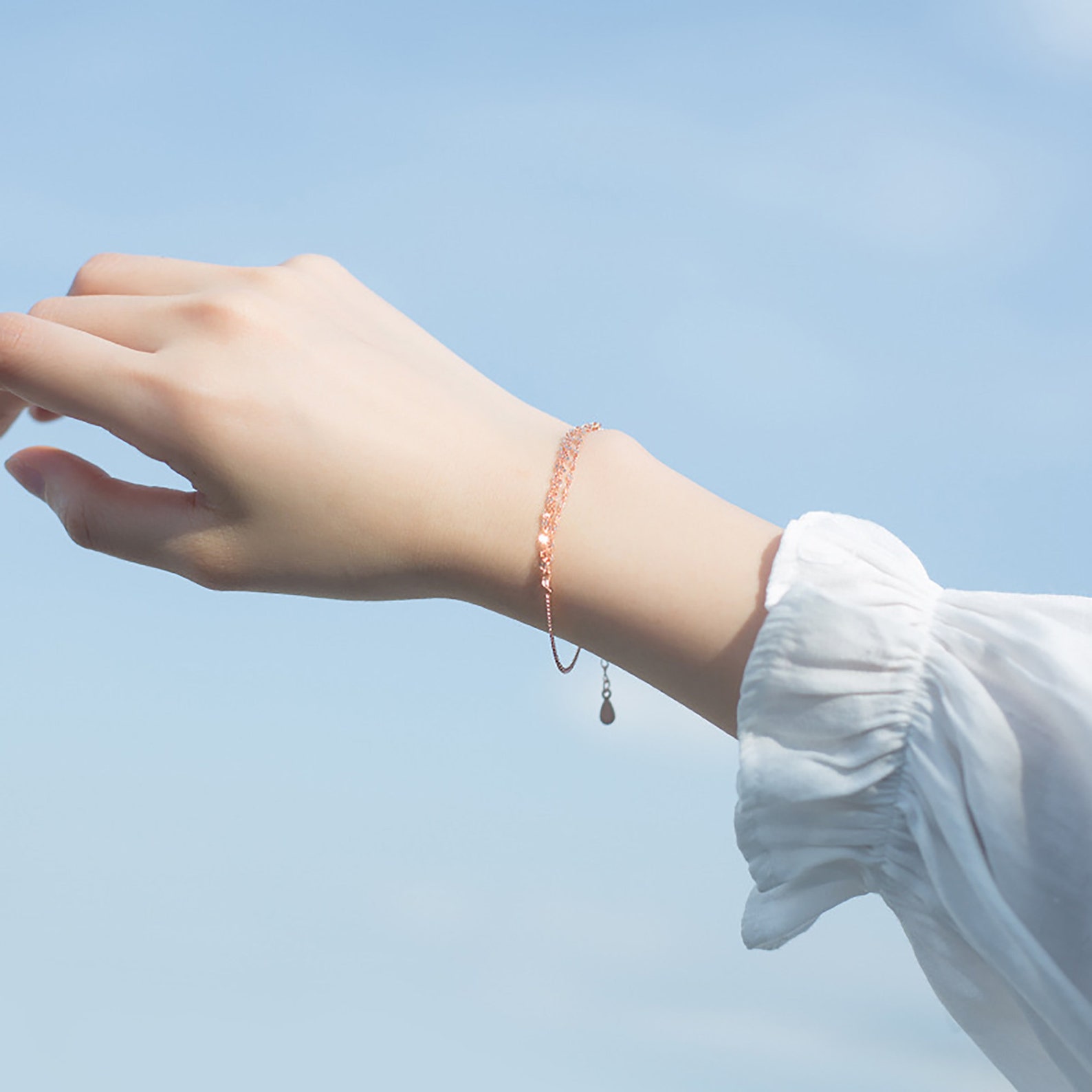 Korean Bracelet Fashion 925 Silver adjustable friendship Etsy