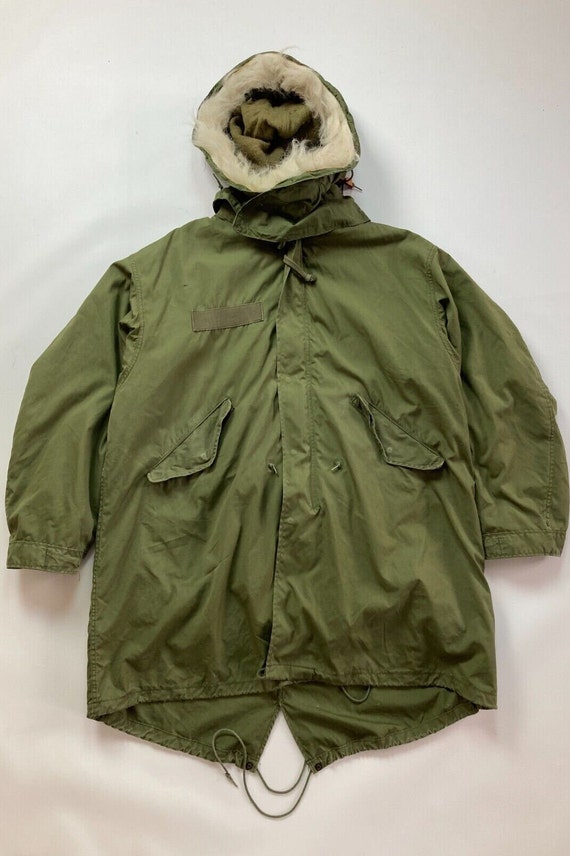 80s Vintage M65 US Army Fishtail Parka With Hood and Liner - Etsy