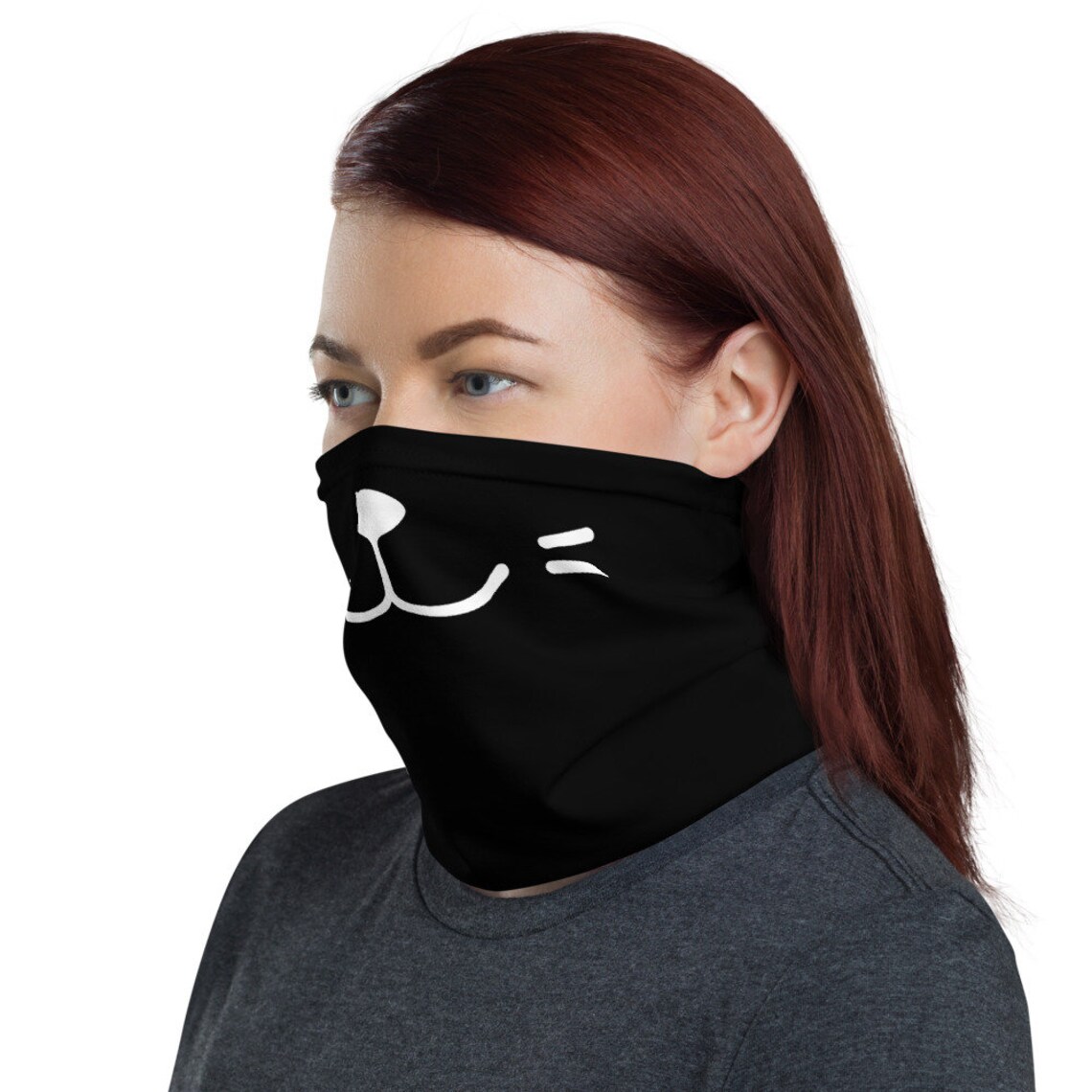 Cute Cat face mask Kitten face mask Meow face mask Whiskers Etsy