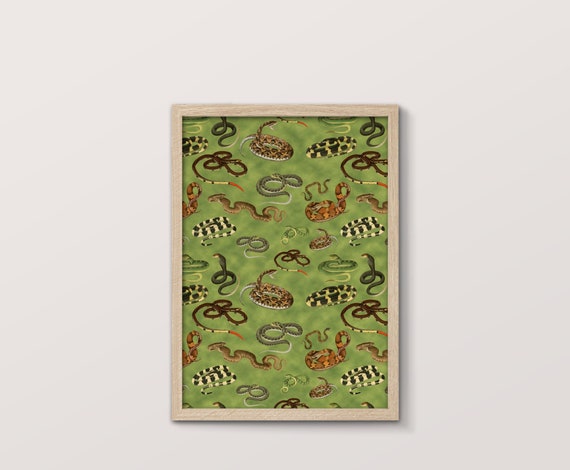 Printable Snake Art Printable For Little Explorers Nursery Etsy