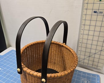 ヴィンテージ バーロウスタイル ? ナンタケット バスケット
