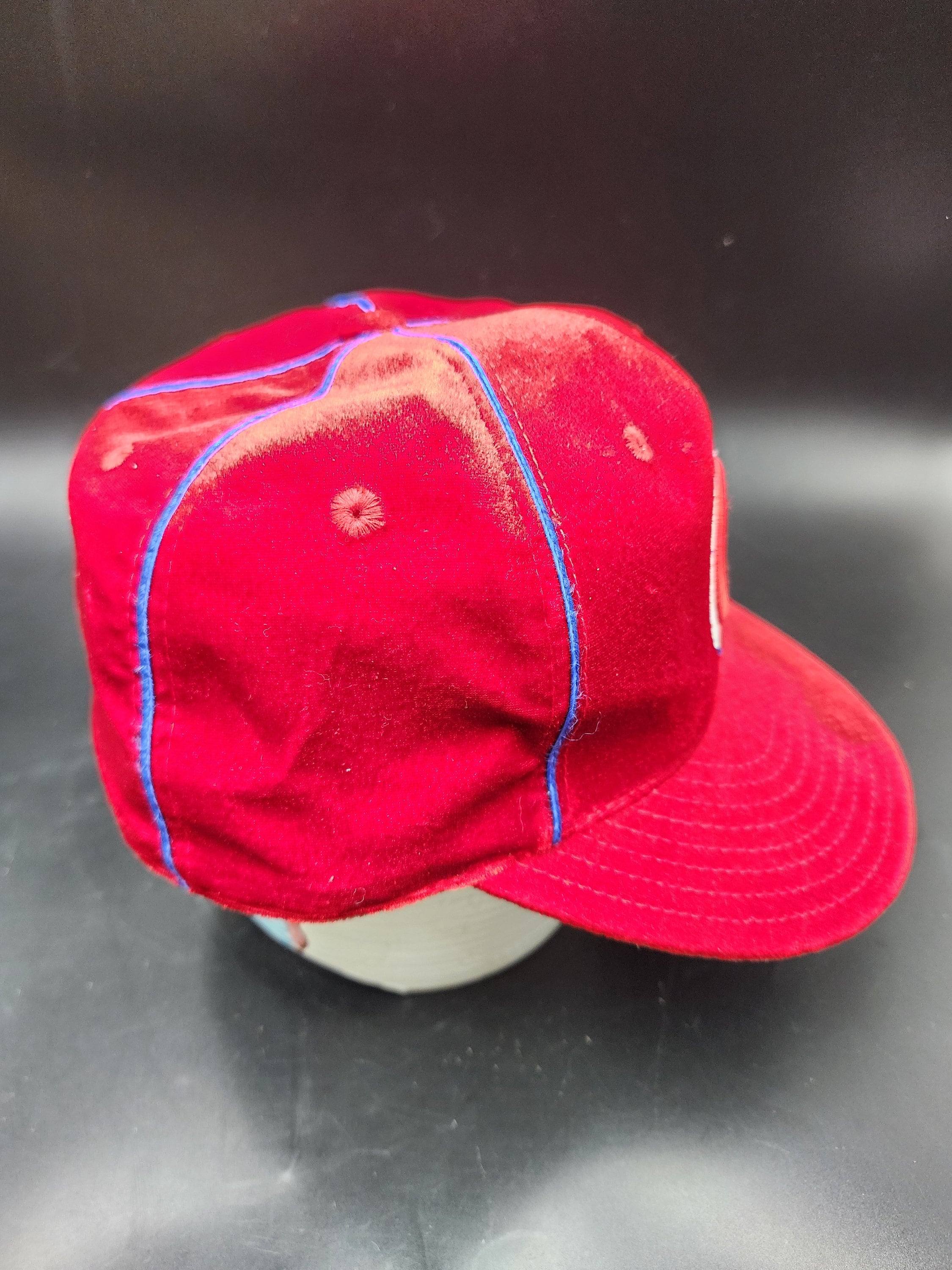 Chicago Cubs Bas Basketball Cap Red Velvet American Needle Coopertown ...