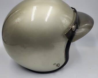 1970's Arai Hirotake S70 Motorcycle Helmet With Visor Fits