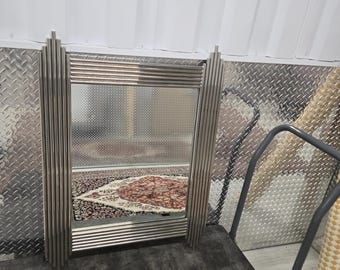 40"x30" Art Deco style mirror stainless steel mirror stack stainless tubes