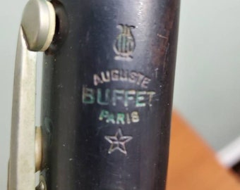 Vintage Wood Auguste Buffet Paris Clarinet - Etsy