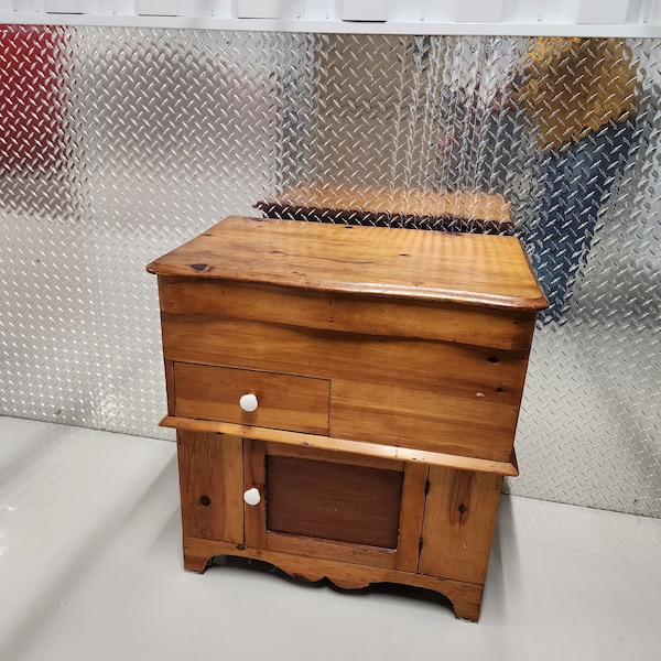 Antique Sugar Chest Etsy