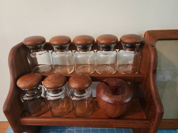 北欧デンマーク ビンテージ スパイスラック（回転式) アンティーク