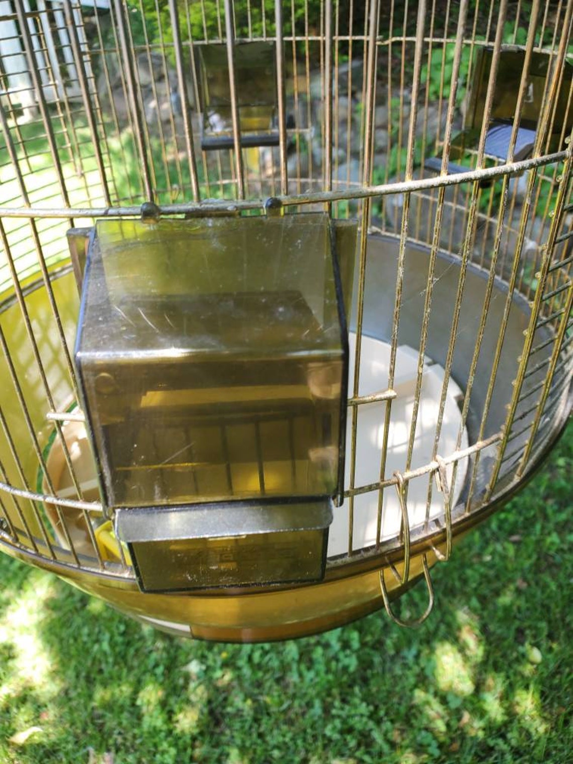 Vintage Large Dome Bird Cage House by Penn Plex Inc Euro.penn Hanging