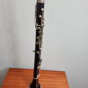 Vintage madera Auguste Buffet Paris clarinete