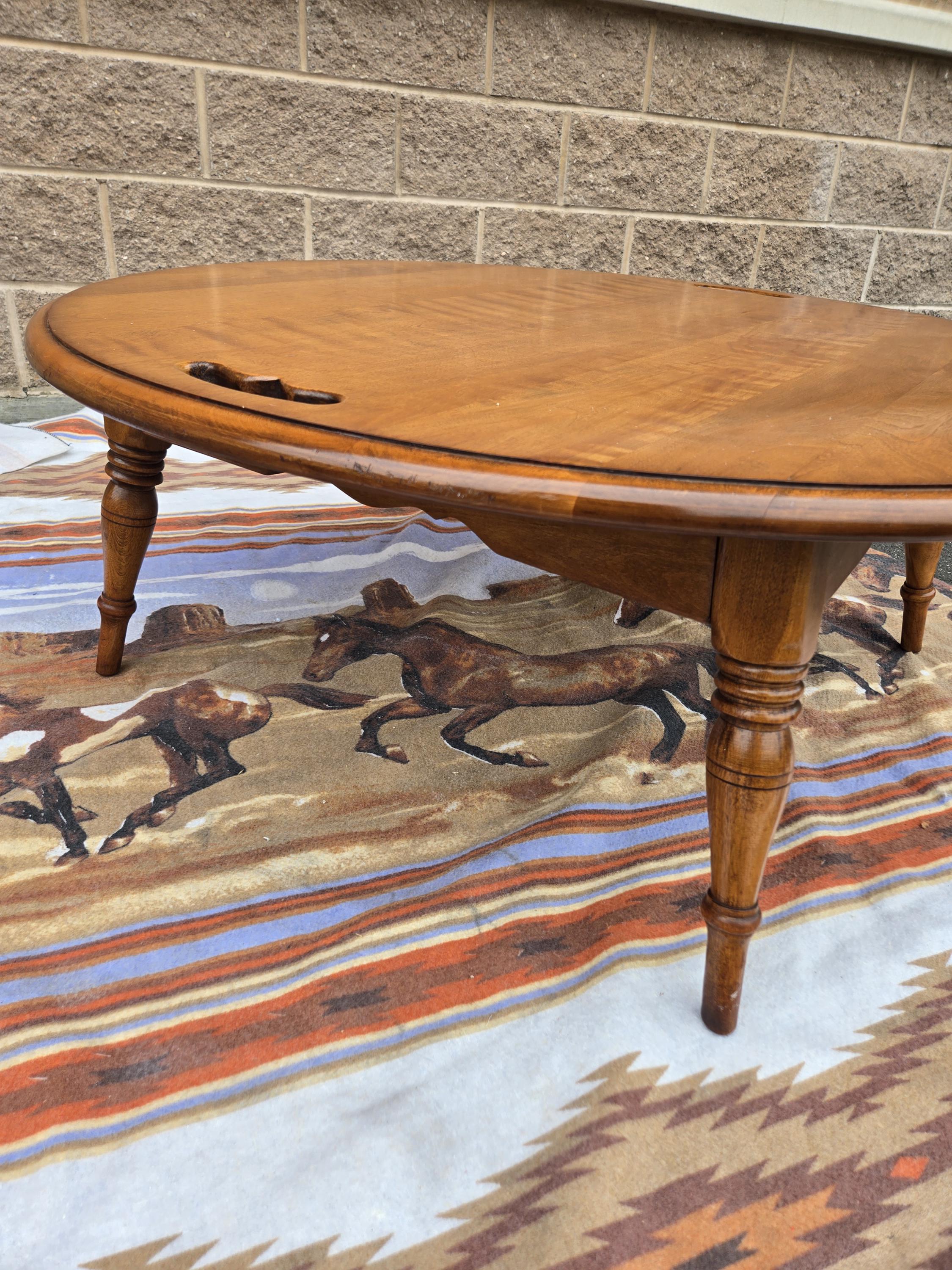 Vintage A Cushman Creation Colonial Coffe Table Antique 5807