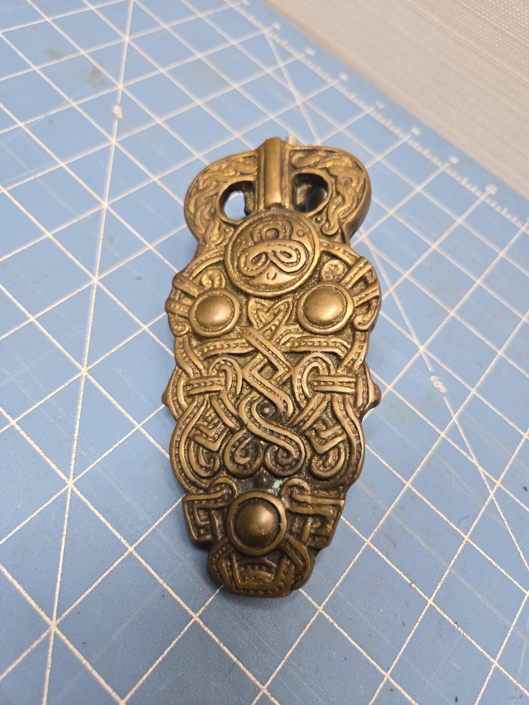 Brass Claddagl Sutton Hoo Door Knocker Celtics Measurements 5.75