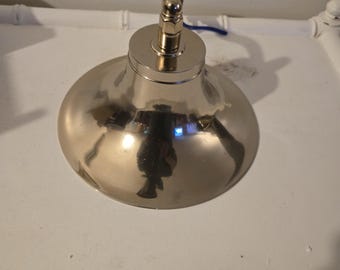 8 "Messing Schiffsglocke Wandleuchte elektrische Wandhalterung 5"hoch 9 im tiefen Boot Seeyachtdekor Nautisch