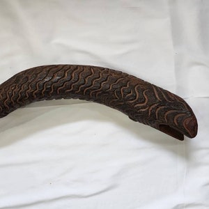 Vintage folk art primitive wood carvings sculpture