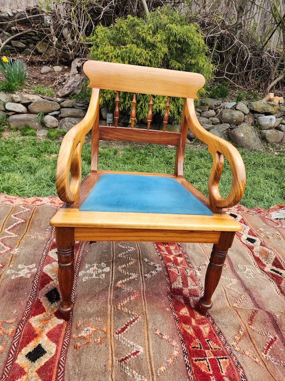 Scroll arm chair sale
