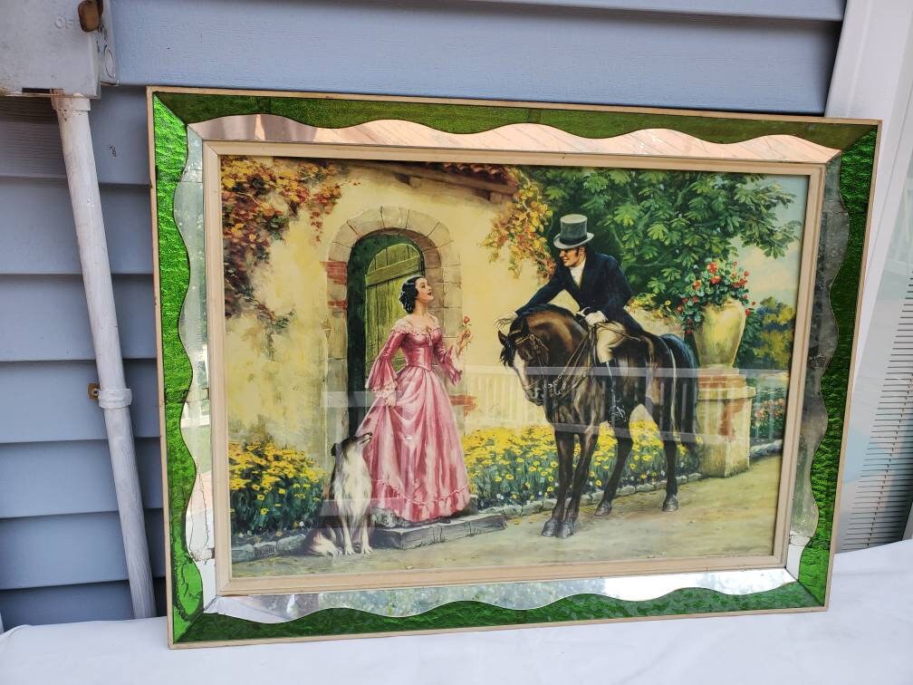 Vintage Prints Italian Valian by Alpenore Gobbi Stain Glass and