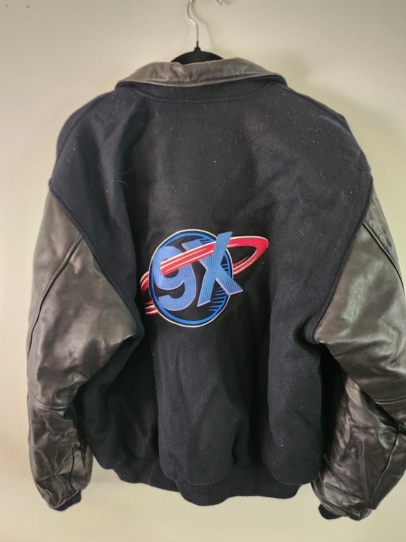 Veste Varsity Vintage Golden Bear - Laine Et Cuir, Taille XL - Fabriquée Aux États-Unis, Occasion Très Bon état