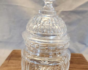9 inch Waterford Crystal Biscuit Barrel Capitol Dome Jar