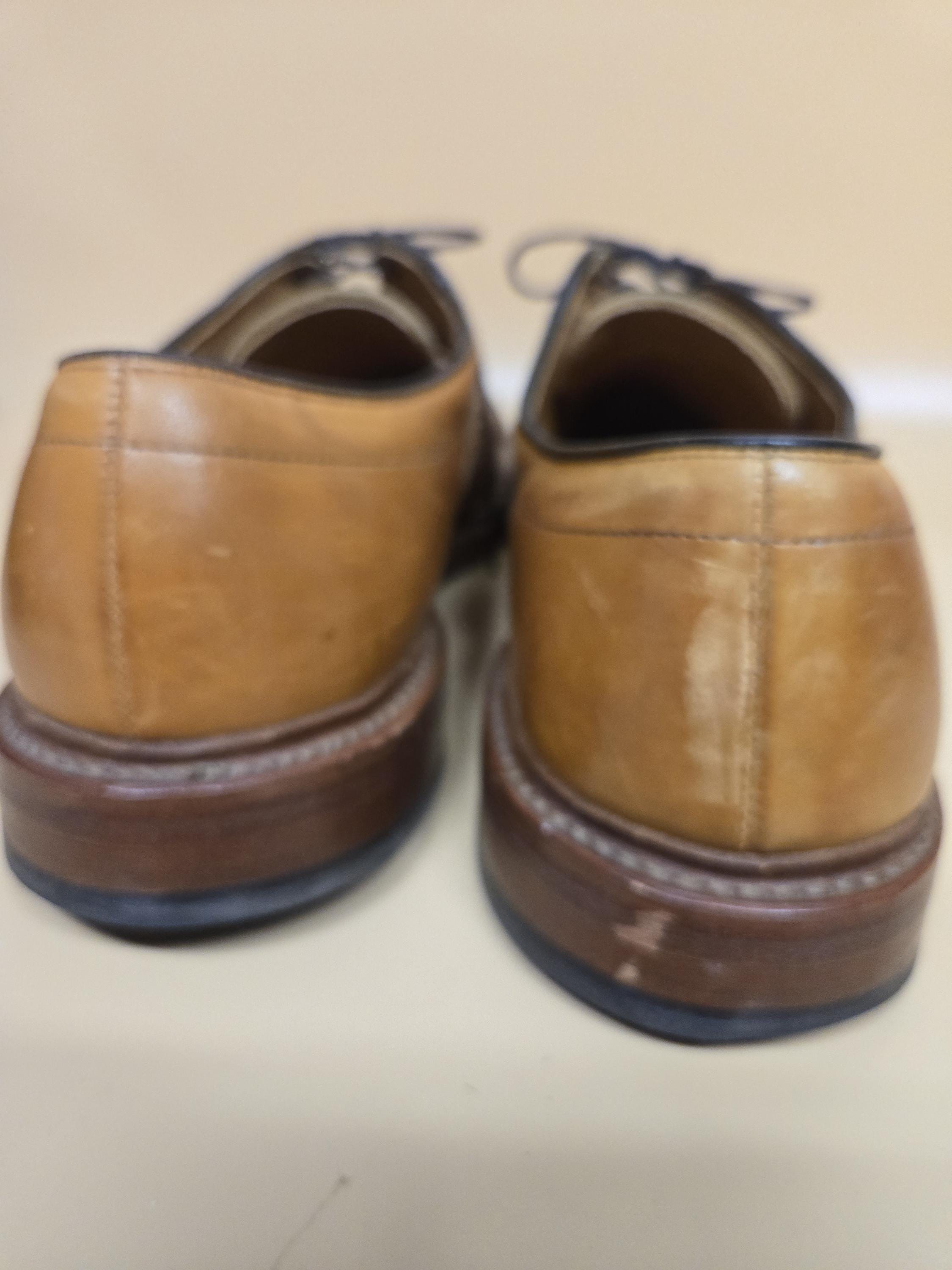 Mens Allen Edmonds 5954 Hillcrest Brown Bicycle Toe Oxford  display picture 1