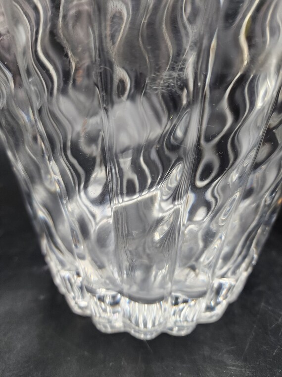 Tiffany & Co. クリスタル花瓶 リブデザイン Tiffany & Co